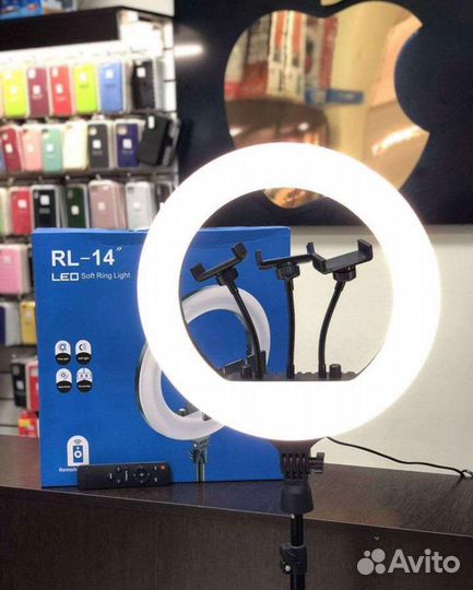 Кольцевая лампа 36-54см новые