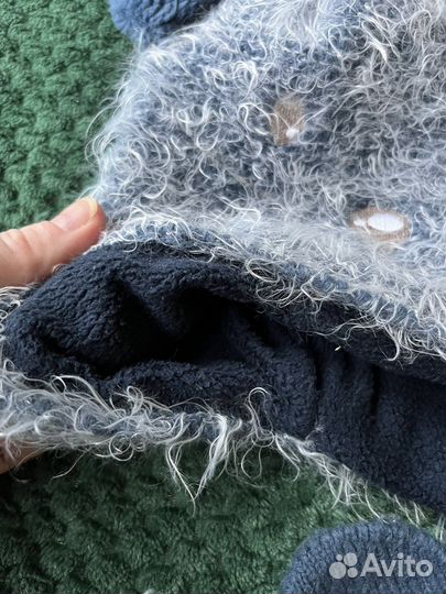 Комплект шапка шарф варежки