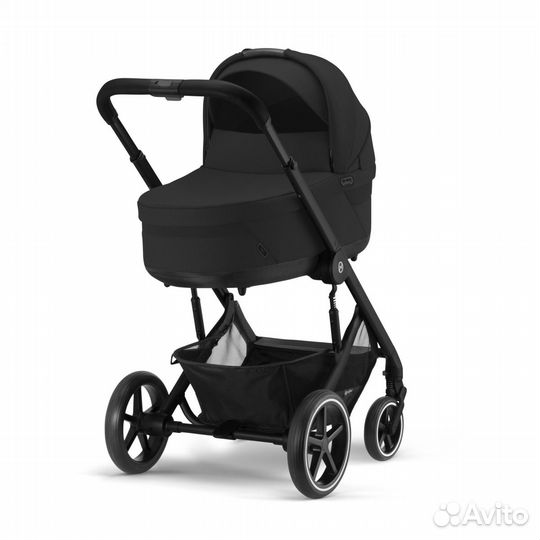 Cybex Balios S Lux BLK 3в1 с дождевиком Moon Black