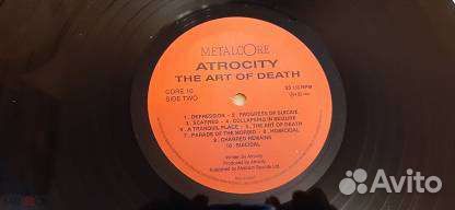 Atrocity – The Art Of Death 1992 LP