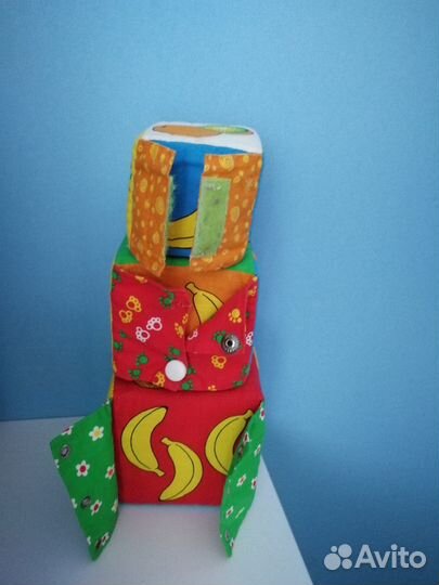 Кубики мягкие пирамидка