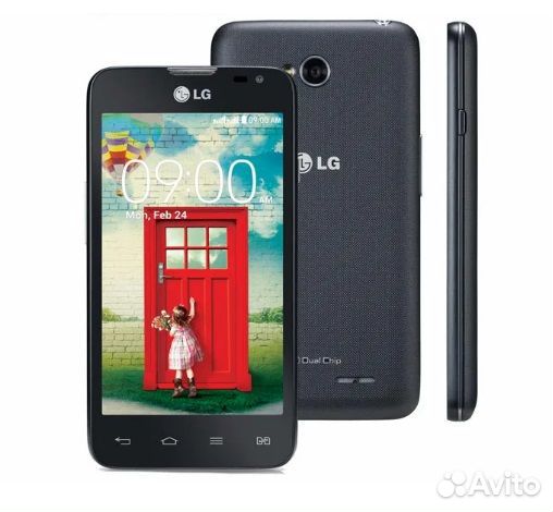 Чехол Mariso Флип-Кейс LG L65 (D285) / L70 (Black)
