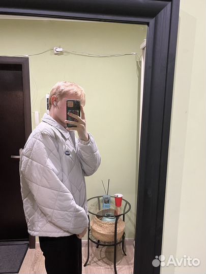 Куртка стеганая утепленная с отложным воротником