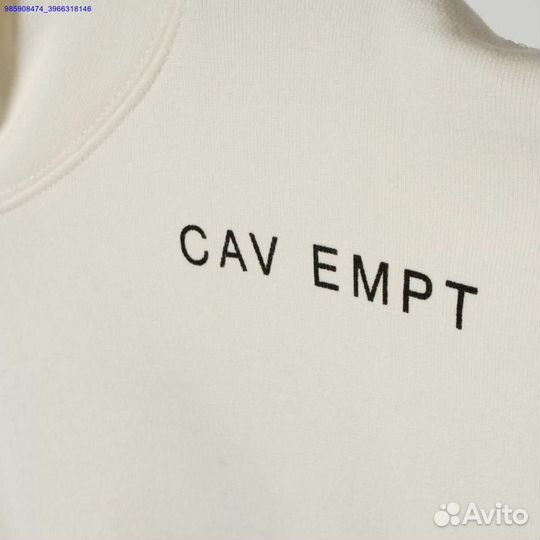 Белоснежное худи Cav Empt — твой идеальный выбор