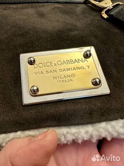 Сумка Dolce&Gabbana Sicily большая из овчины