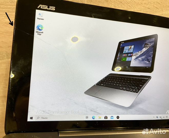 Ноутбук asus t100h