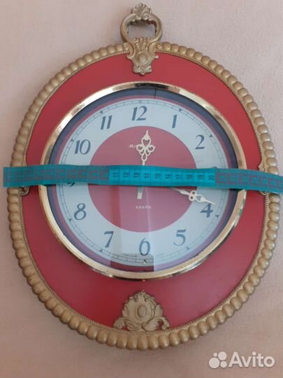 Часы настенные кварцевые янтарь