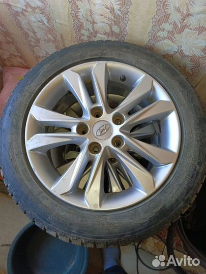 Литье с покрышками зимние