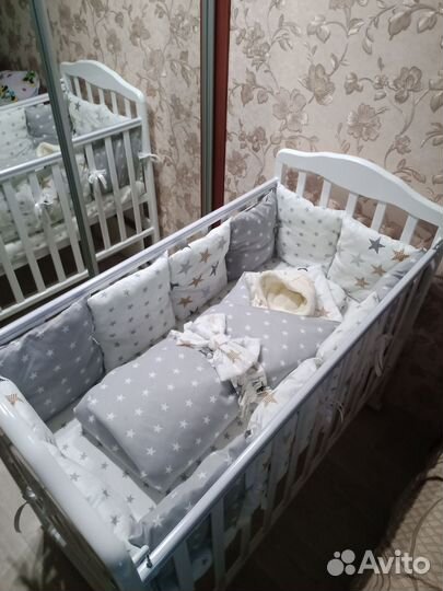 Продам бортики в кроватку