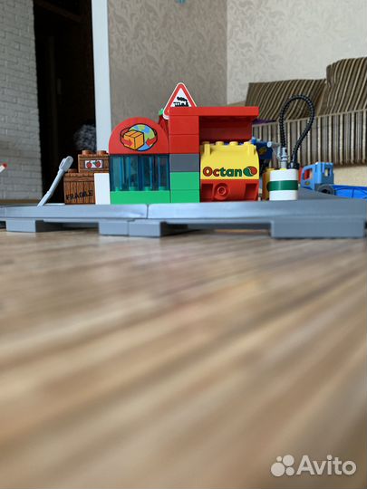 Lego duplo грузовой поезд