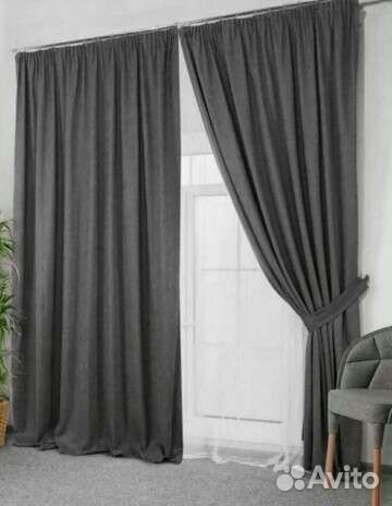 Шторы. Комплект. С тюлью. Разные