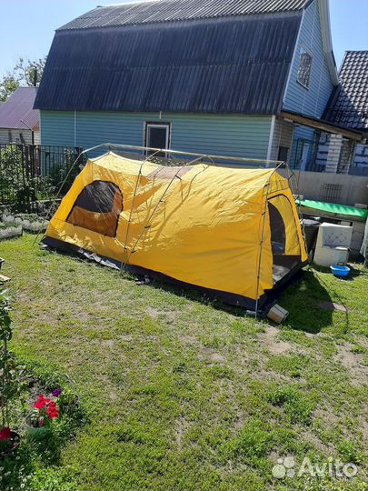 Палатка туристическая 4 местная бу