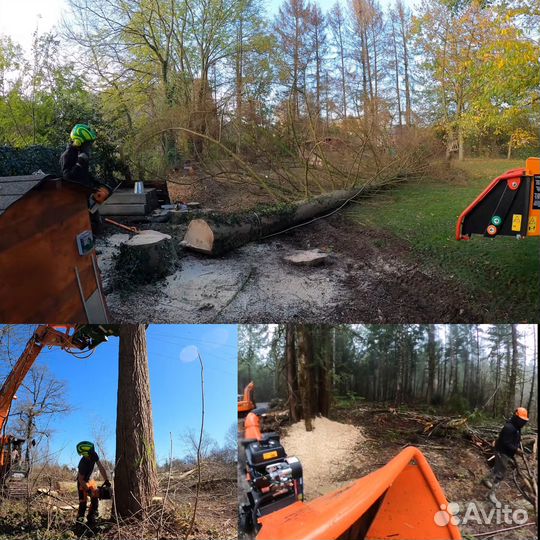 Спил деревьев Расчистка участка