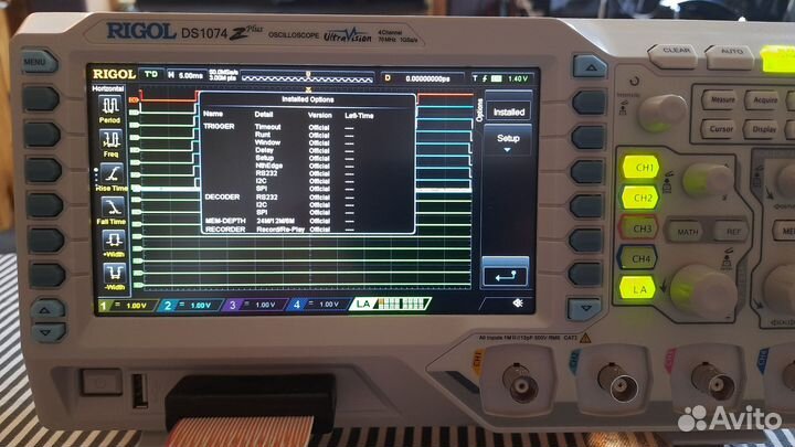 Цифровой осциллограф rigol ds1074z plus