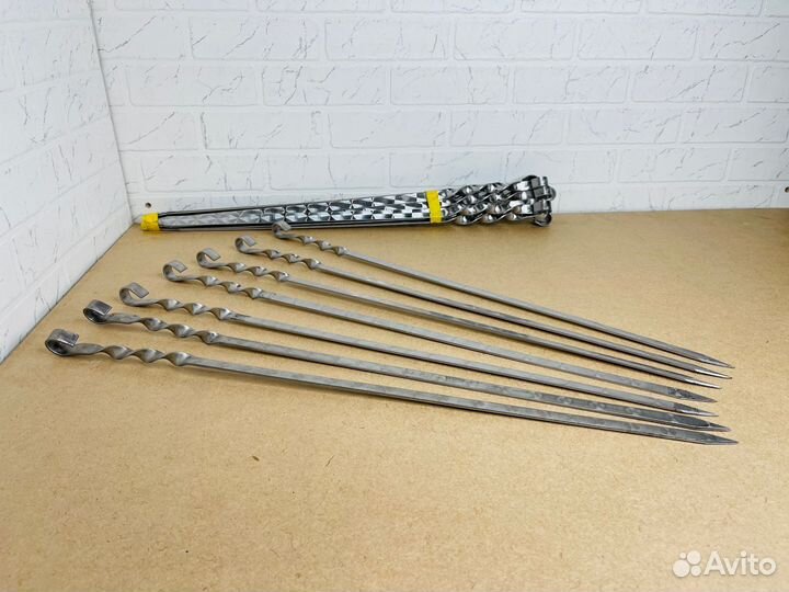 Шампур 10*40 с ручкой 