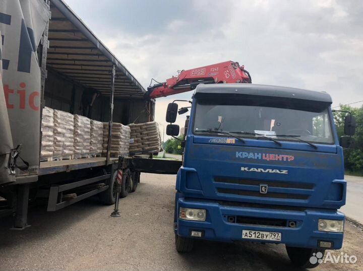 Аренда и услуги манипулятора, стрела 9 т, 8 м, борт 10 т, 6.7 м