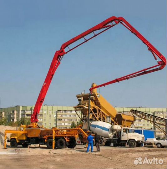 Бетон, раствор, доставка, бетононасосы