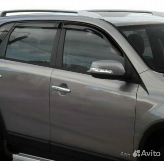 Дефлекторы клеющиеся Kia Sorento XM 2009-2020