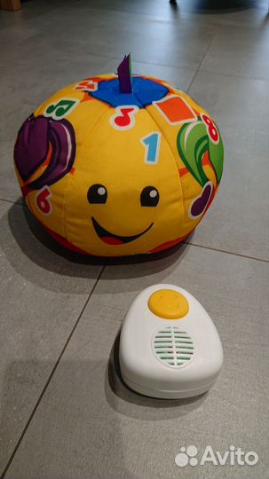 Музыкальный футбольный мяч fisher price