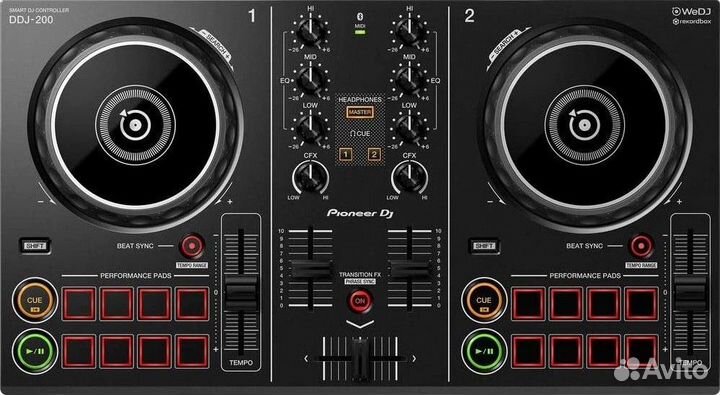 Двухканальный DJ пульт Pioneer DDJ-200