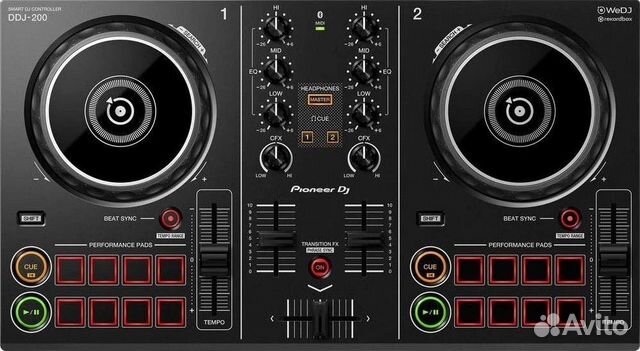 Двухканальный DJ пульт Pioneer DDJ-200