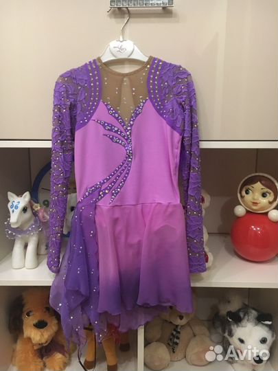 Платье для выступления по фигурному катанию, рост