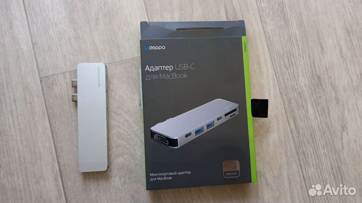Адаптер USB на Мас (type A - type C). Deppa
