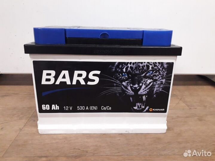 Аккумулятор на Форд 60 Ач низкий Bars