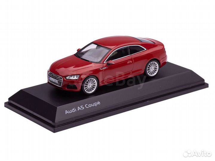 Audi A5 Coupe 2016 красный 1:43