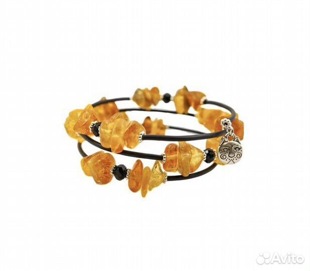 Браслет из натурального янтаря