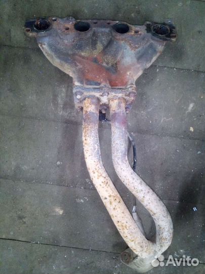 Выпускной коллектор + приёмная труба + лямбда