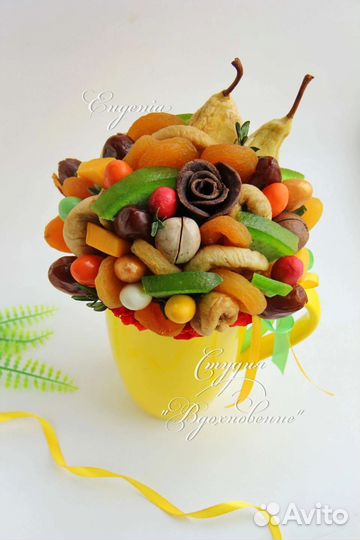 Съедобный букет в кружке