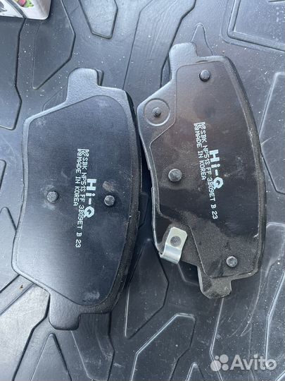 Тормозные колодки задние на hyundai