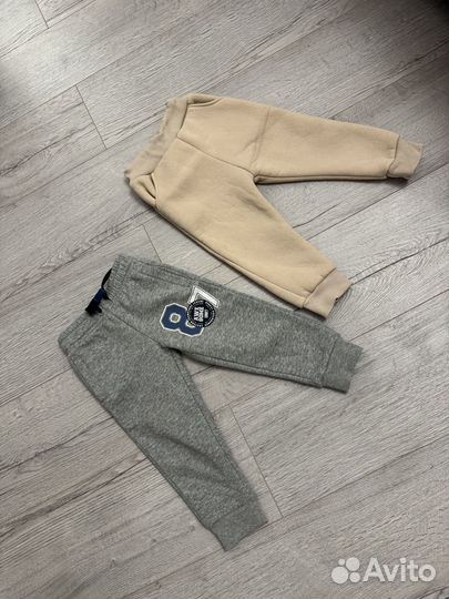Флисовые теплые штаны 92р