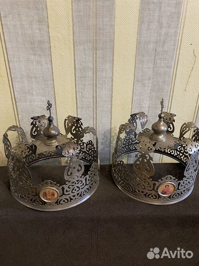 Венчальные короны пара