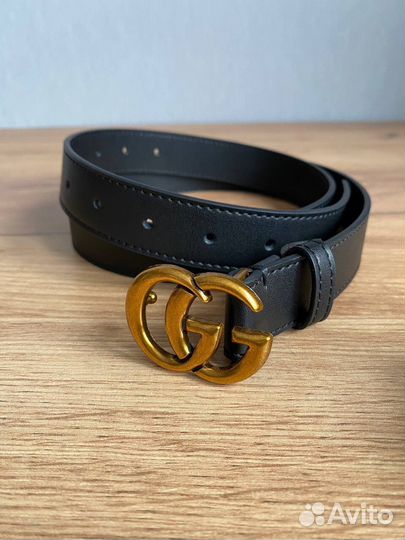 Ремень из натуральной кожи женский gucci