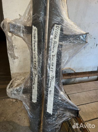 Пороги подножка Nissan Navara