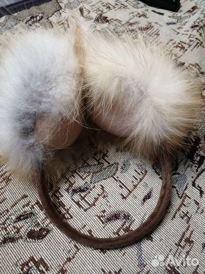 Меховые наушники
