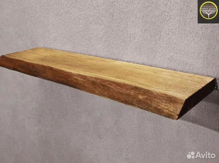 Полка парящая из маccива cоcны