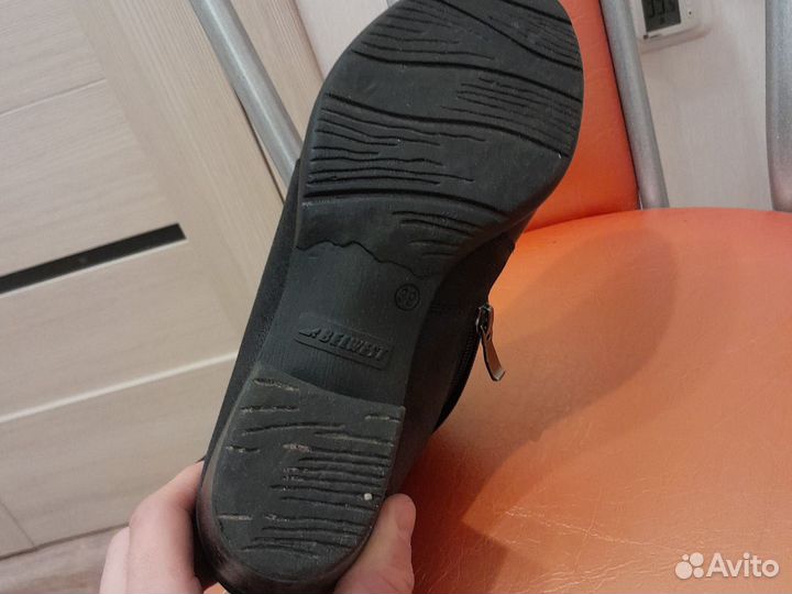 Полуботинки женские зимние 39