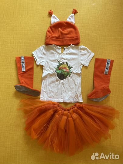 Карнавальный костюм Белочка 3 года