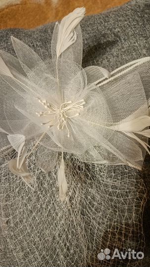 Вуалетка белая