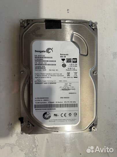 Жесткий диск 500гб/500GB