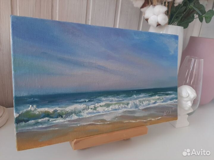 Картина маслом морской пейзаж