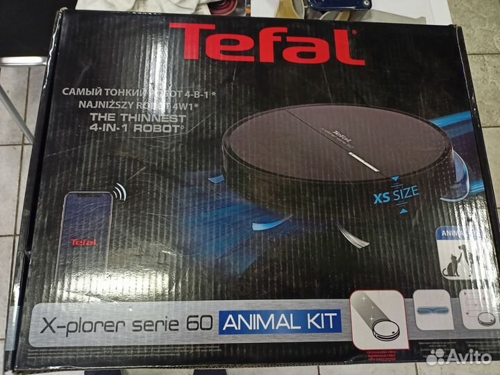 Робот пылесос tefal explorer serie 60