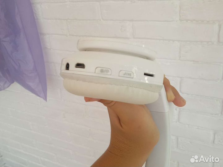 Беспроводные наушники с кошачьими ушками