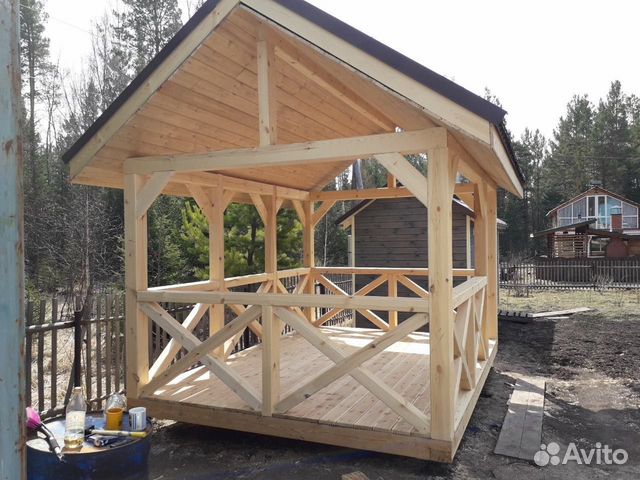 монтаж стропильной системы - Строительство бань, саун в Москве и Московской обла