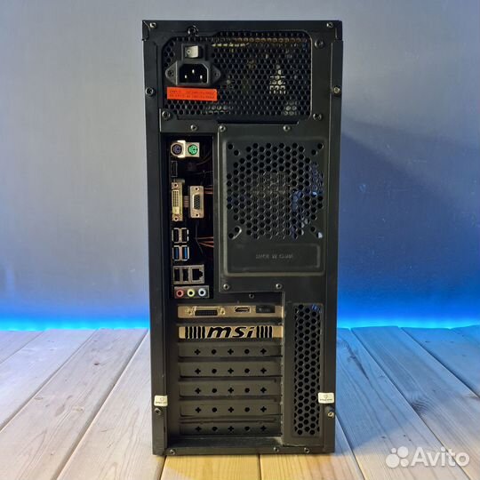 Игровой пк Intel Core i5-4690/16гб/SSD/HDD/1050 Ti