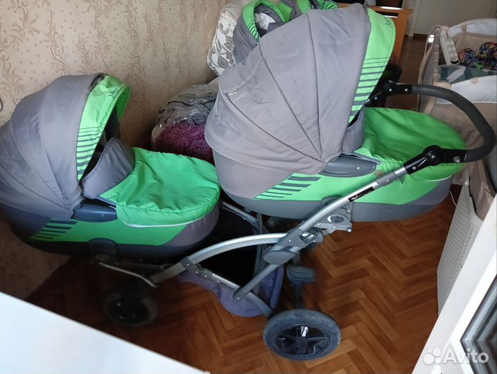 Коляска для двойни 2 в 1
