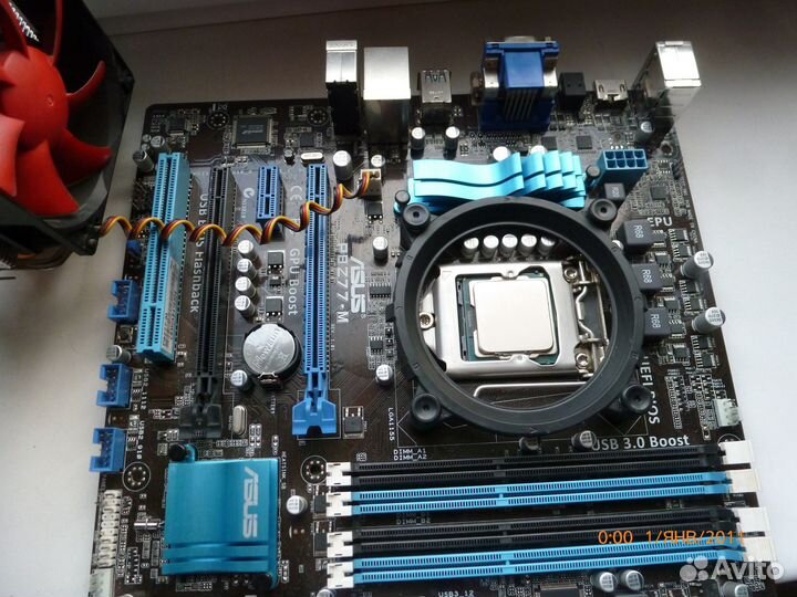 Материнская плата asus P8Z77-M